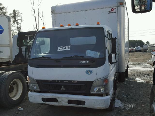 JL6BBE1S18K013136 - 2008 MITSUBISHI FUSO TRUCK OF FE 84D WHITE photo 2