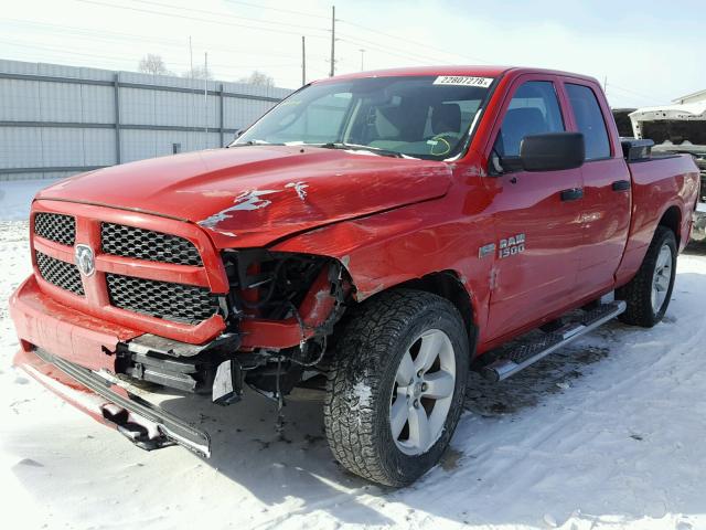 1C6RR6FT5GS135997 - 2016 RAM 1500 ST RED photo 2