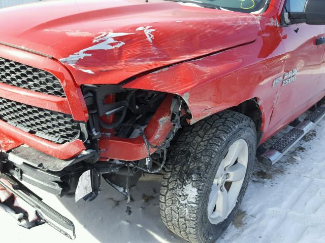 1C6RR6FT5GS135997 - 2016 RAM 1500 ST RED photo 9