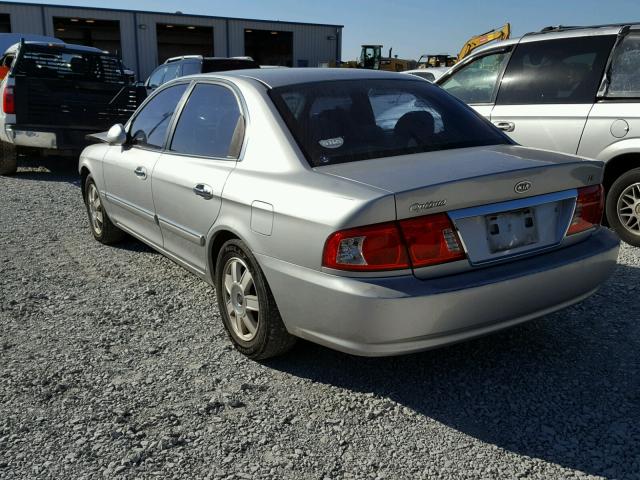 KNAGD126565454652 - 2006 KIA OPTIMA LX SILVER photo 3