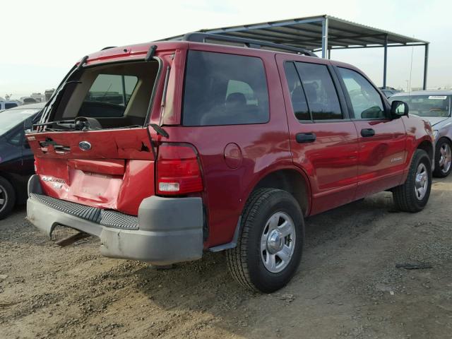 1FMDU72E72ZC48828 - 2002 FORD EXPLORER X RED photo 4