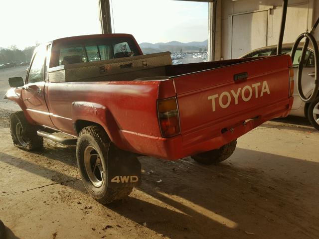 JT4RN64P4J5089904 - 1988 TOYOTA PICKUP RN6 RED photo 3