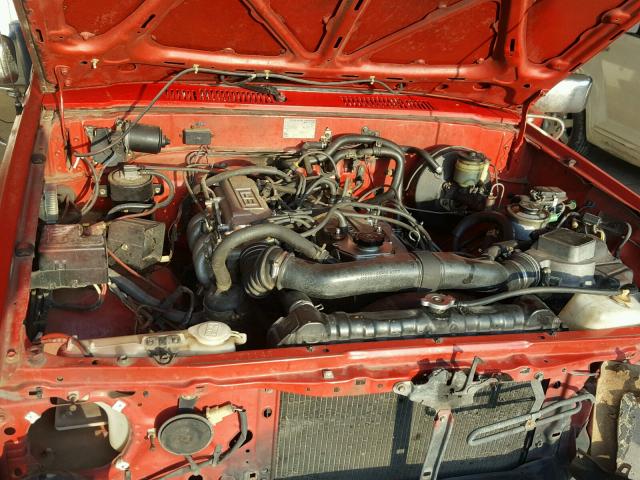 JT4RN64P4J5089904 - 1988 TOYOTA PICKUP RN6 RED photo 7