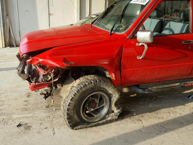 JT4RN64P4J5089904 - 1988 TOYOTA PICKUP RN6 RED photo 9