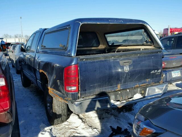 1D7HU18N56S546793 - 2006 DODGE RAM 1500 S BLUE photo 3