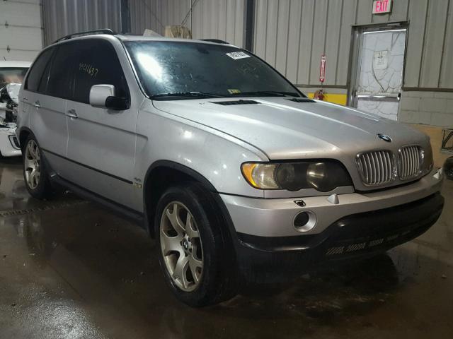 WBAFB3343YLH03851 - 2000 BMW X5 4.4I GRAY photo 1