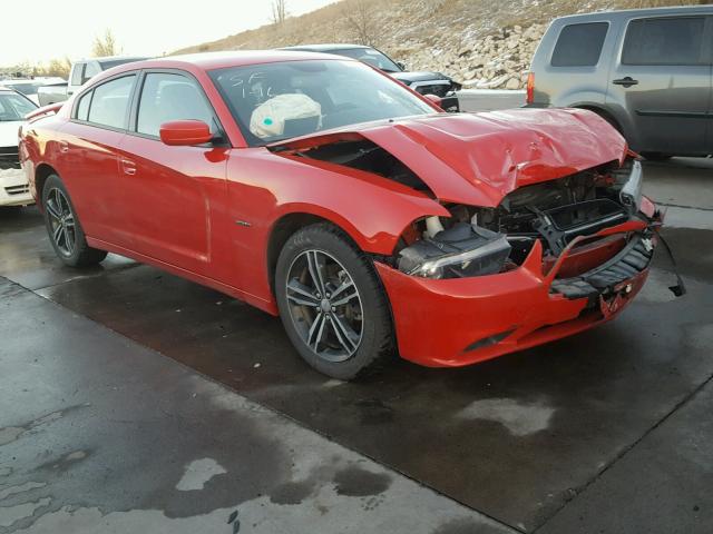 2C3CDXDT9DH665242 - 2013 DODGE CHARGER R/ RED photo 1