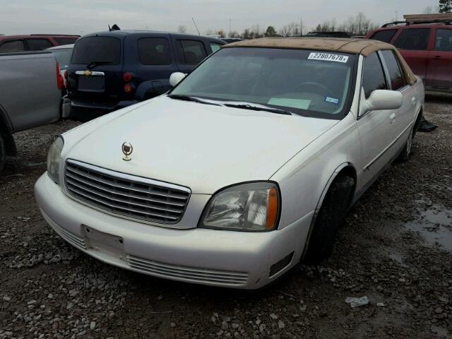 1G6KD54Y74U243140 - 2004 CADILLAC DEVILLE WHITE photo 2