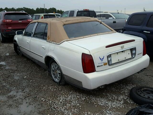 1G6KD54Y74U243140 - 2004 CADILLAC DEVILLE WHITE photo 3