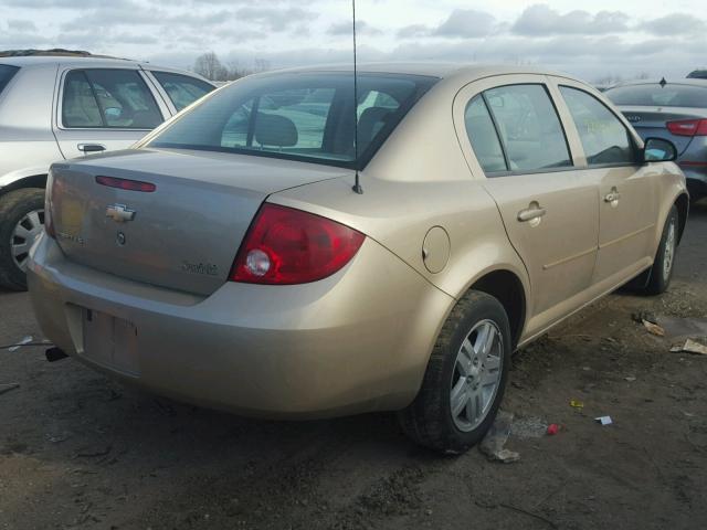 1G1AL52F957546930 - 2005 CHEVROLET COBALT LS GOLD photo 4