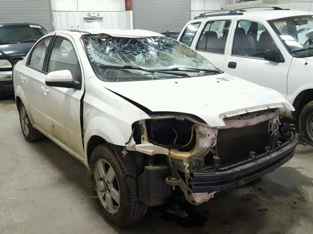 KL1TD56638B137970 - 2008 CHEVROLET AVEO BASE WHITE photo 1