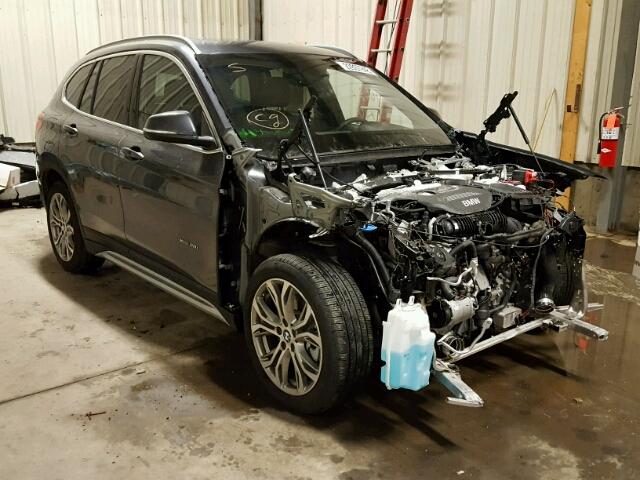 WBXHT3C31H5F76234 - 2017 BMW X1 XDRIVE2 GRAY photo 1