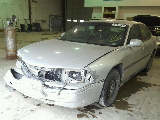 2G1WF55EX19370849 - 2001 CHEVROLET IMPALA SILVER photo 2