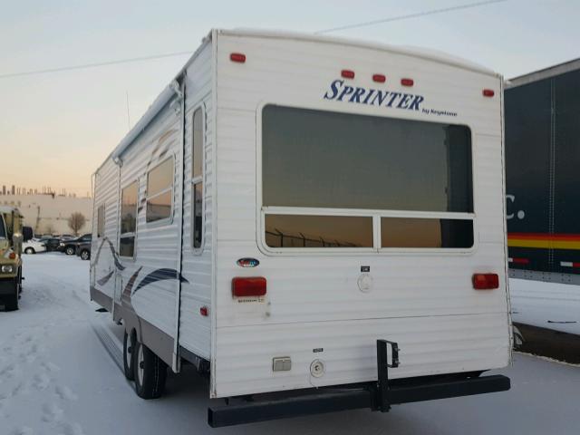 4YDT274246A223315 - 2006 KEYSTONE SPRINTER WHITE photo 3