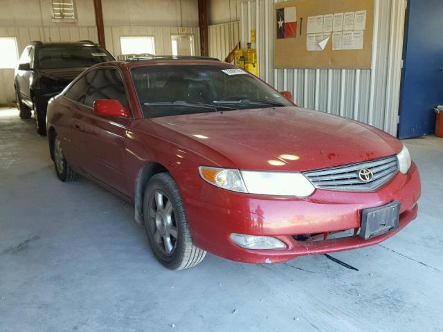 2T1CF28P72C586651 - 2002 TOYOTA CAMRY SOLA RED photo 1