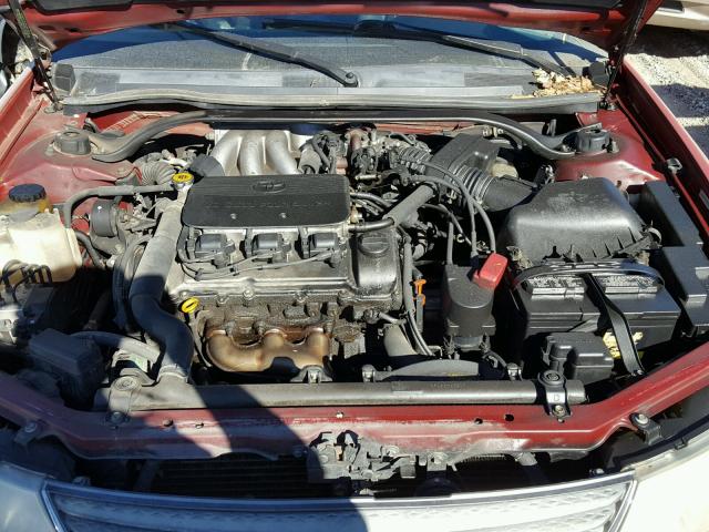 2T1CF28P72C586651 - 2002 TOYOTA CAMRY SOLA RED photo 7