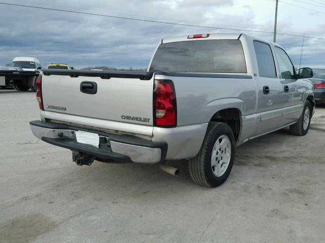 2GCEC13T651347806 - 2005 CHEVROLET SILVERADO SILVER photo 4