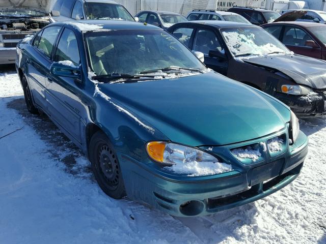 1G2NW52E8XM782825 - 1999 PONTIAC GRAND AM G GREEN photo 1