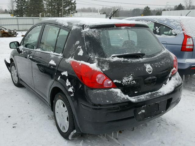 3N1BC1CP4AL459974 - 2010 NISSAN VERSA S BLACK photo 3