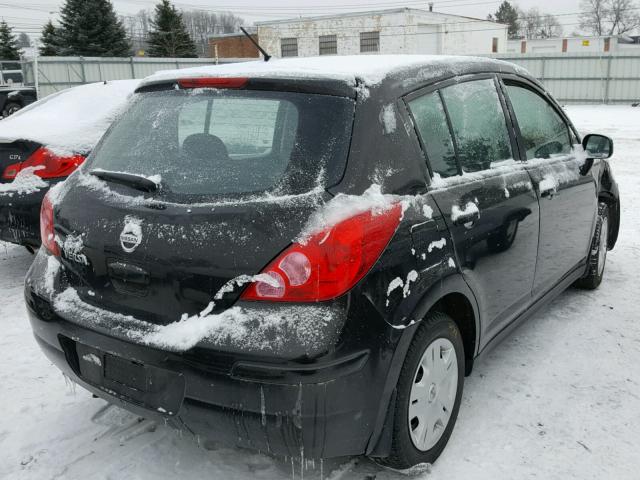 3N1BC1CP4AL459974 - 2010 NISSAN VERSA S BLACK photo 4