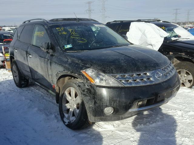 JN8AZ08W57W612970 - 2007 NISSAN MURANO SL BLACK photo 1