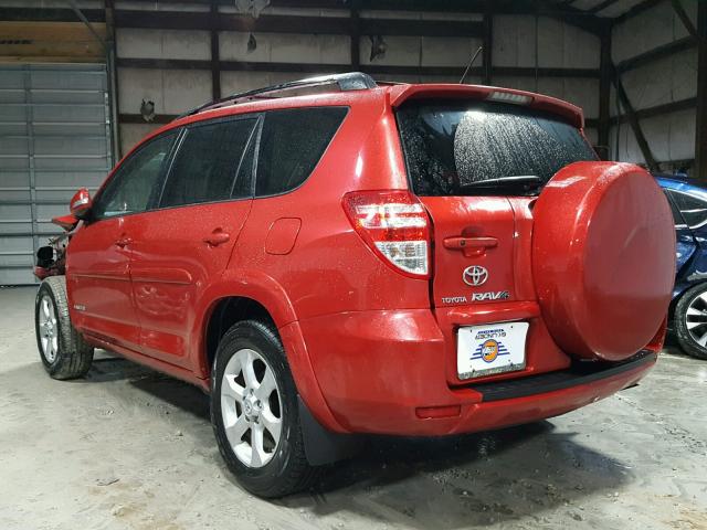 JTMBK31V59D004386 - 2009 TOYOTA RAV4 LIMIT RED photo 3