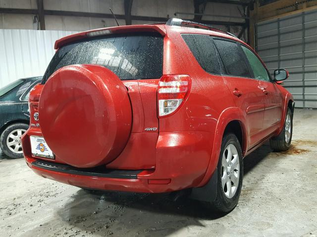 JTMBK31V59D004386 - 2009 TOYOTA RAV4 LIMIT RED photo 4