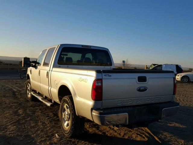 1FTSW21599EA22446 - 2009 FORD F250 SUPER SILVER photo 3