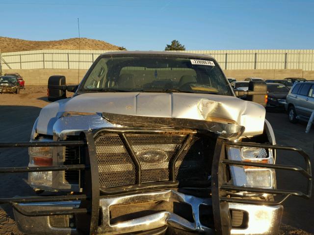 1FTSW21599EA22446 - 2009 FORD F250 SUPER SILVER photo 7