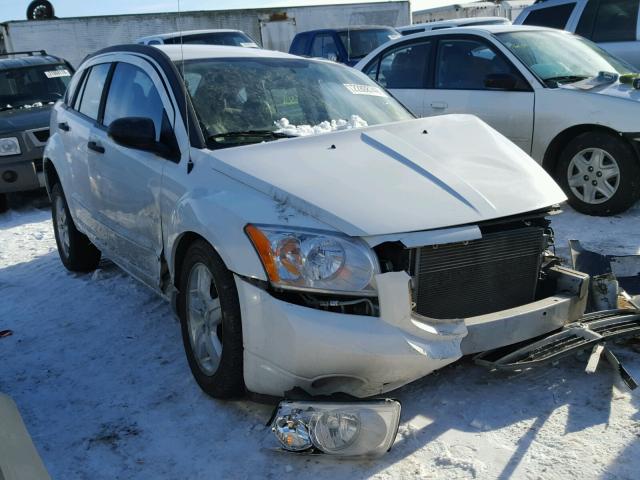 1B3HB48B47D107518 - 2007 DODGE CALIBER SX WHITE photo 1