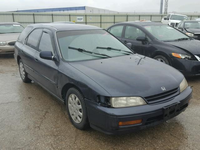 1HGCE1828SA011157 - 1995 HONDA ACCORD LX BLUE photo 1