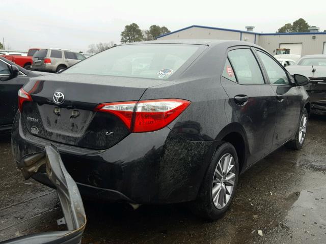 5YFBURHE5EP171583 - 2014 TOYOTA COROLLA L BLACK photo 4