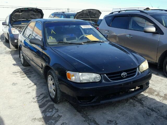 2T1BR12E21C847851 - 2001 TOYOTA COROLLA CE BLACK photo 1