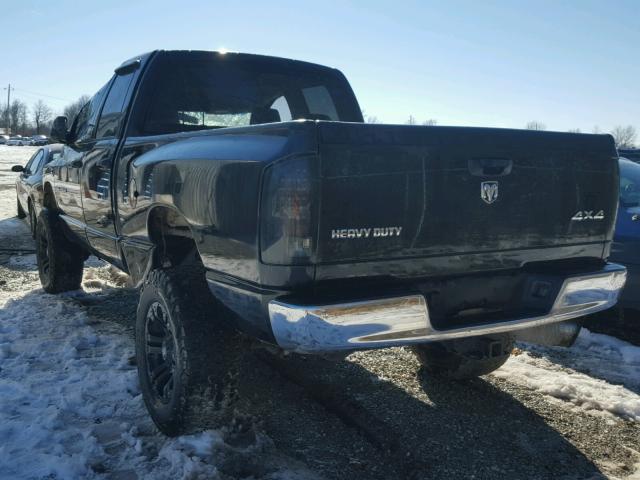 1D7KS28C16J233830 - 2006 DODGE RAM 2500 S BLACK photo 3