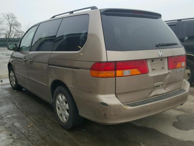 5FNRL18013B037623 - 2003 HONDA ODYSSEY EX TAN photo 3