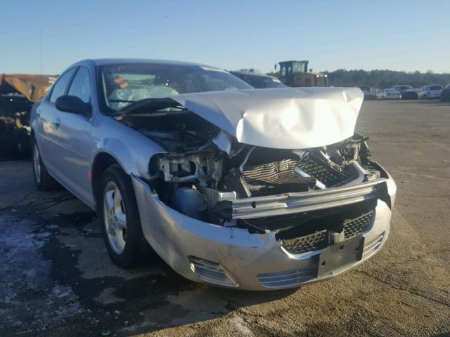 1B3EL46X54N240521 - 2004 DODGE STRATUS SX SILVER photo 1