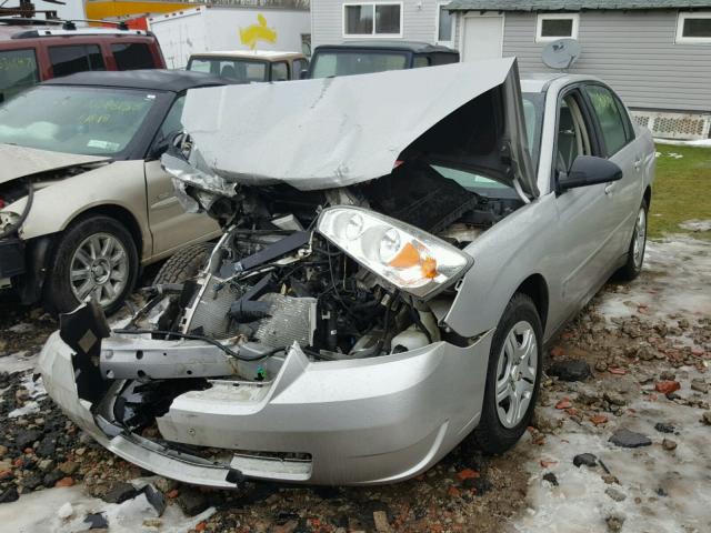 1G1ZS58F37F167444 - 2007 CHEVROLET MALIBU LS SILVER photo 2