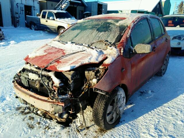 JTDKT923175128479 - 2007 TOYOTA YARIS ORANGE photo 2