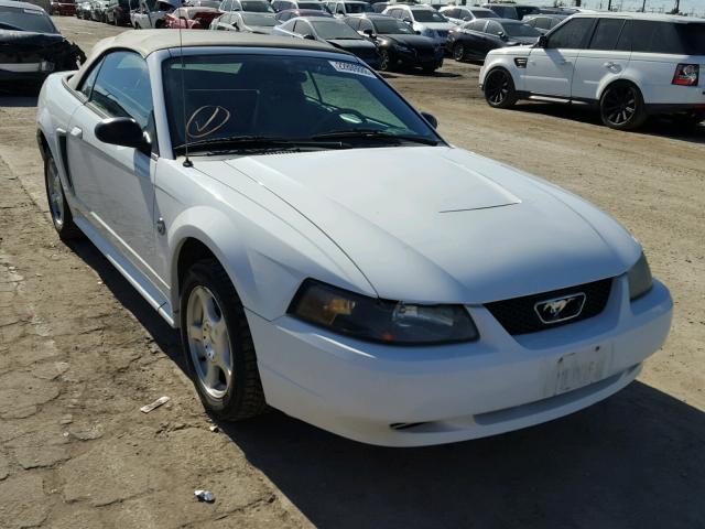 1FAFP44644F213098 - 2004 FORD MUSTANG WHITE photo 1