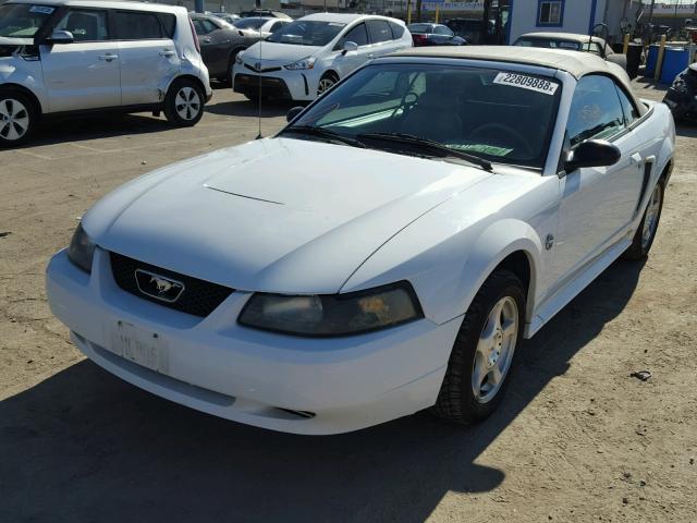 1FAFP44644F213098 - 2004 FORD MUSTANG WHITE photo 2