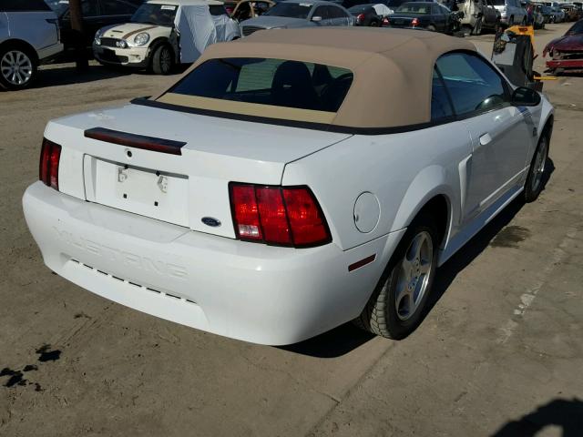 1FAFP44644F213098 - 2004 FORD MUSTANG WHITE photo 4