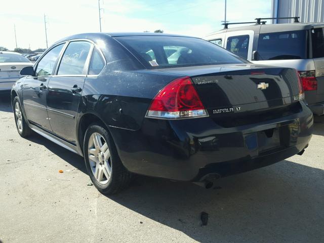 2G1WG5E37C1172582 - 2012 CHEVROLET IMPALA LT BLACK photo 3