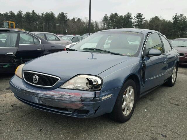 1MEFM53U1YG613983 - 2000 MERCURY SABLE LS BLUE photo 2