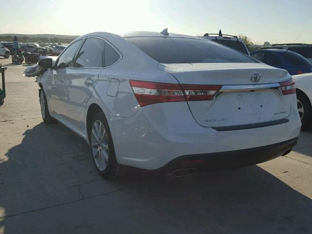 4T1BK1EB5DU043794 - 2013 TOYOTA AVALON BAS WHITE photo 3