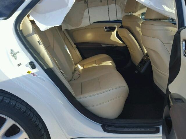 4T1BK1EB5DU043794 - 2013 TOYOTA AVALON BAS WHITE photo 6