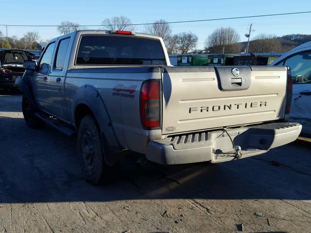 1N6ED29Y93C432522 - 2003 NISSAN FRONTIER C SILVER photo 3