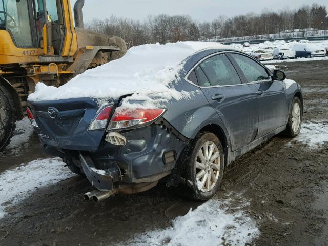 1YVHZ8DH5C5M41423 - 2012 MAZDA 6 I BLUE photo 4