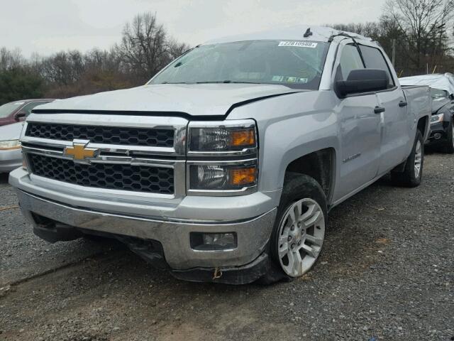 3GCUKREC5EG117529 - 2014 CHEVROLET SILVERADO SILVER photo 2