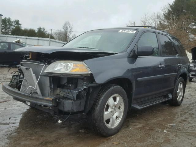 2HNYD18296H541047 - 2006 ACURA MDX BLUE photo 2