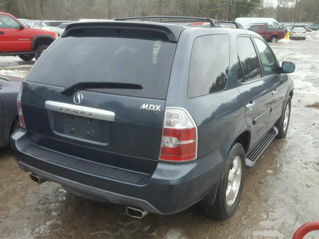 2HNYD18296H541047 - 2006 ACURA MDX BLUE photo 4